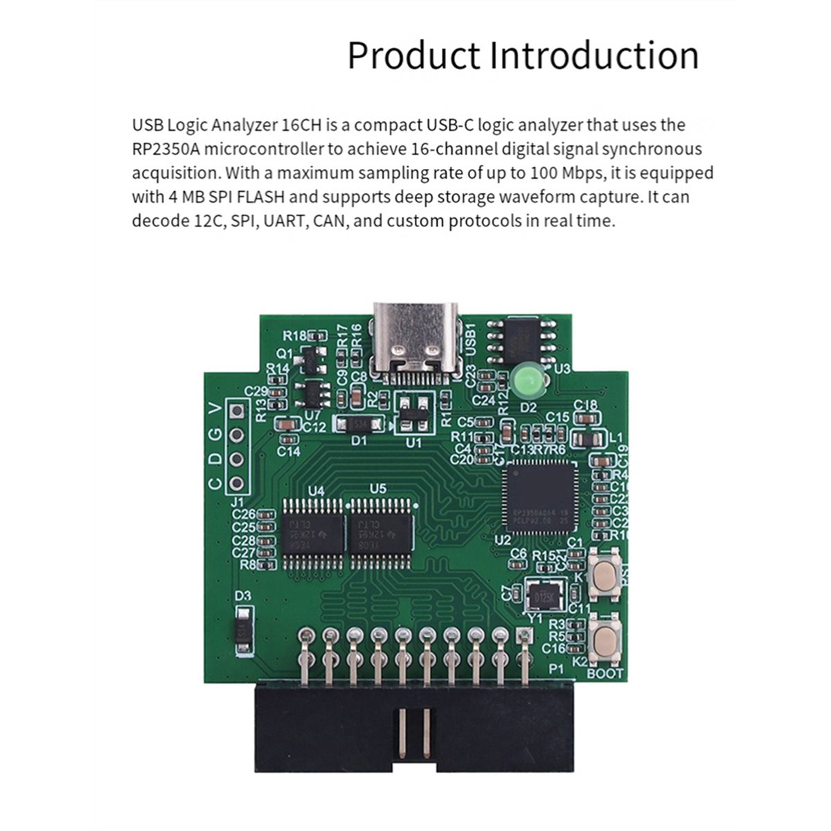 USB-Logikanalysator Logikanaly – Logic Analyzer Usb Bewertung und Preis