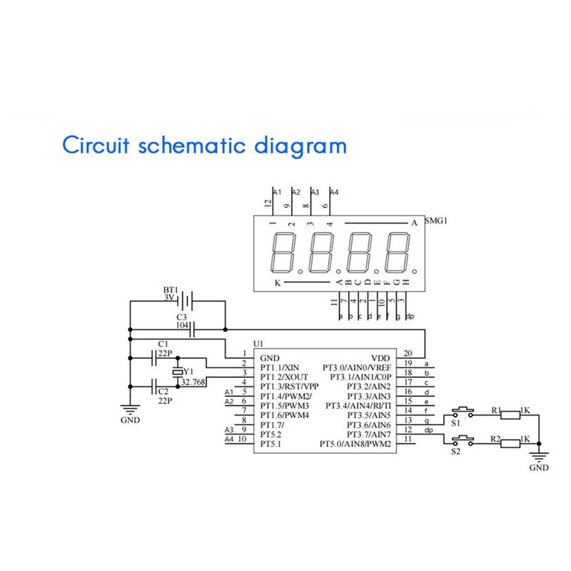 2X DIY-Uhr LED-Uhr Elektronik- – Diy Electronics Project Kit Bewertung und Preis